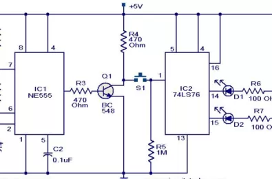 Mạch trò chơi sấp ngửa điện tử